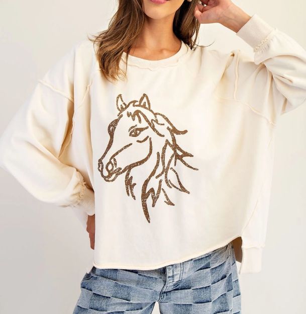 Horse Head Sweater