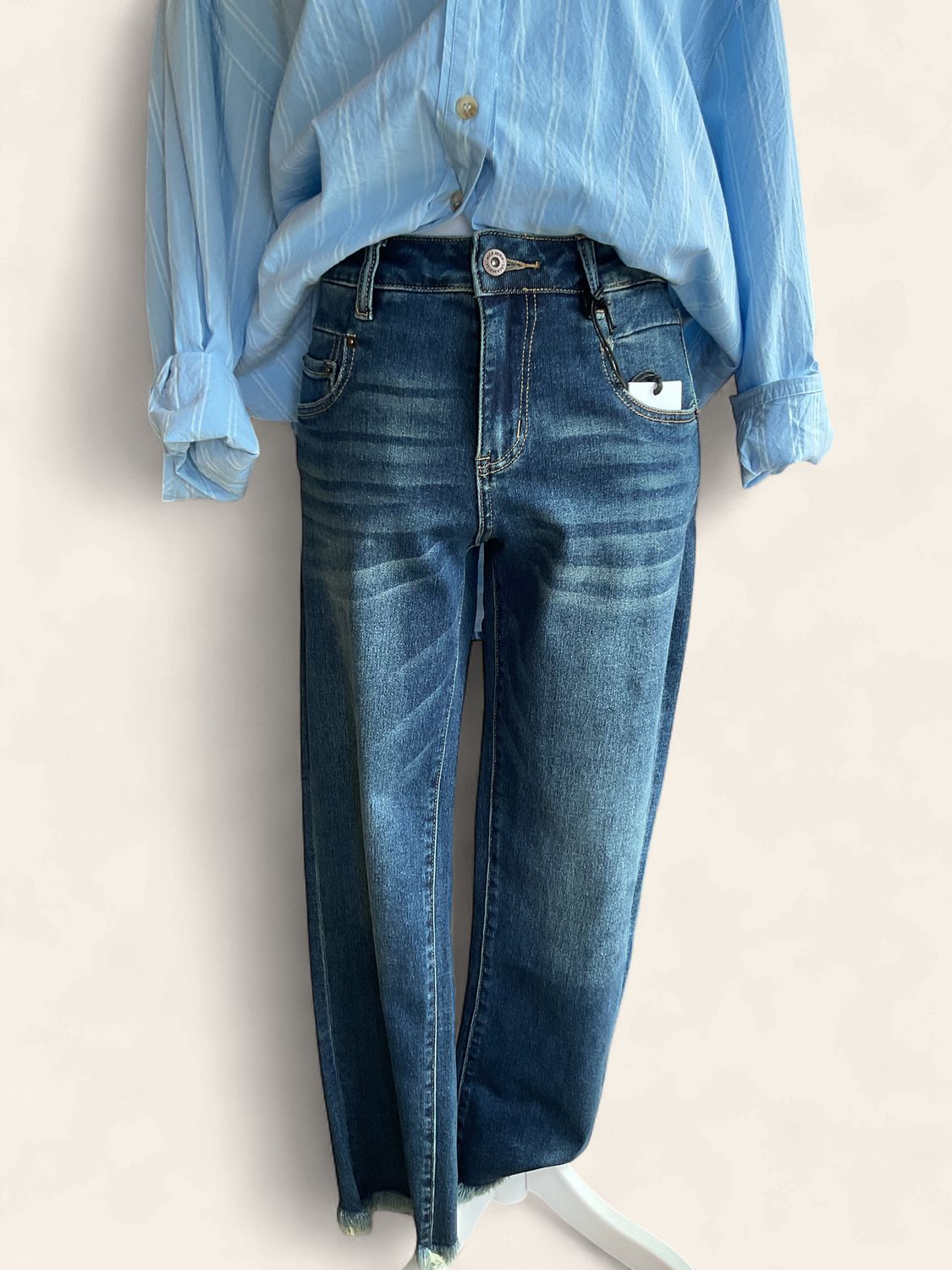 Down River Straight Jean, Size: 24/0