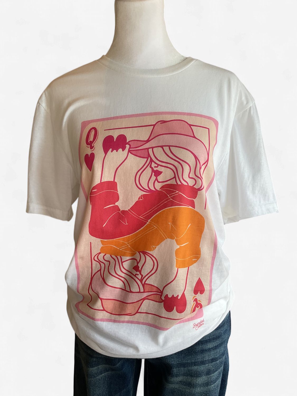 Queen of Hearts Cowgirl Tee