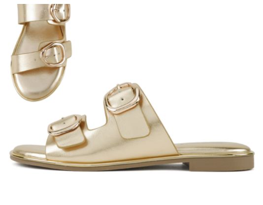 Arina Gold Sandal, Size: 5.5