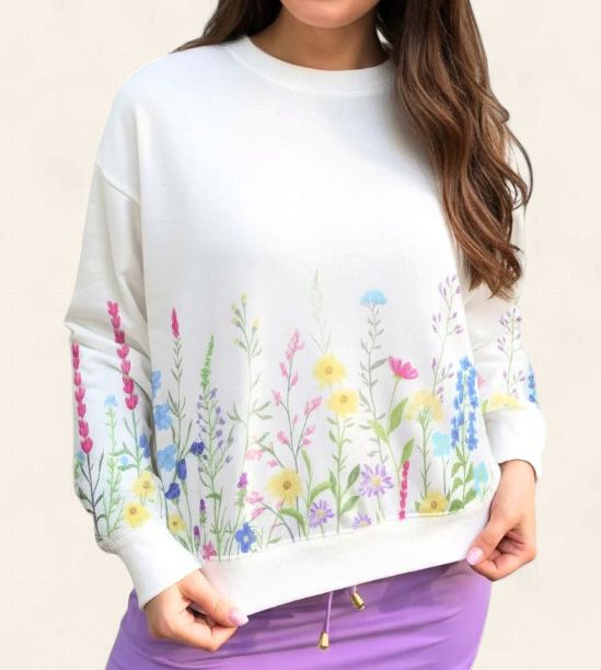Wildflower Field Pullover