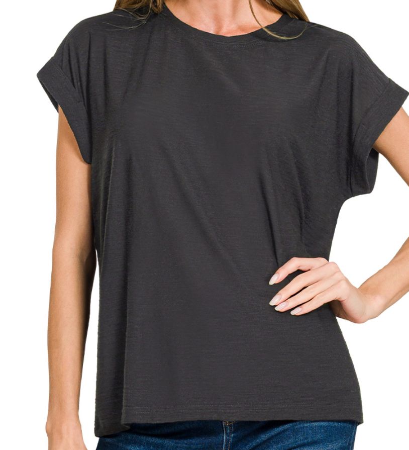 Basic Black Tee, Size: Sm