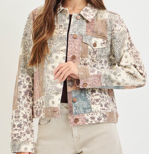 Earth Block Jacket, Size: Sm