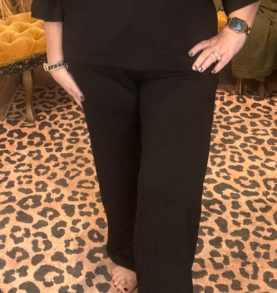 Luxeknit Black Pant