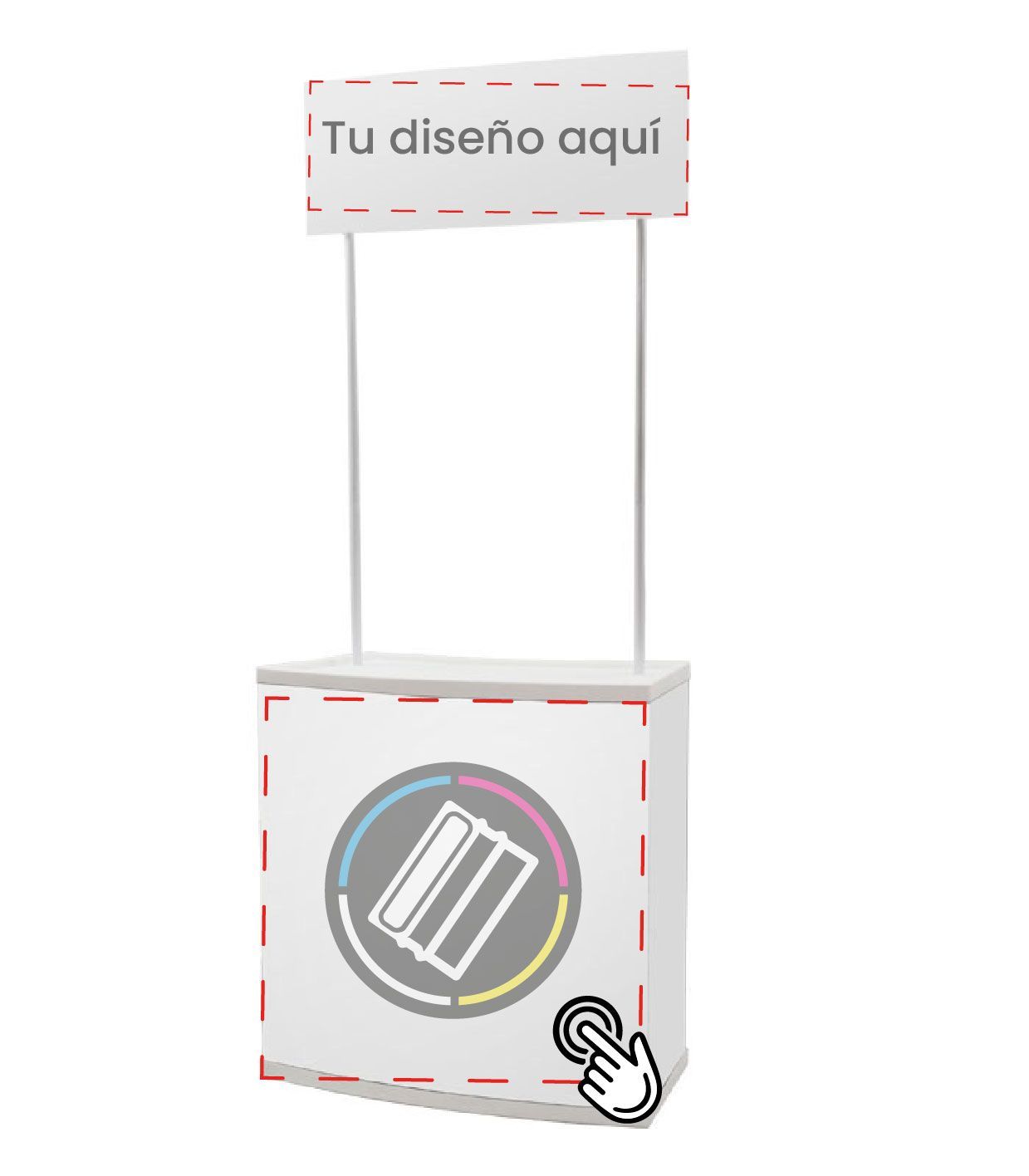 Mostrador Promocional Económico - 810x2000mm