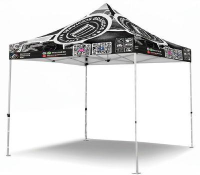 Carpa Publicitaria Impresión Completa 3x3