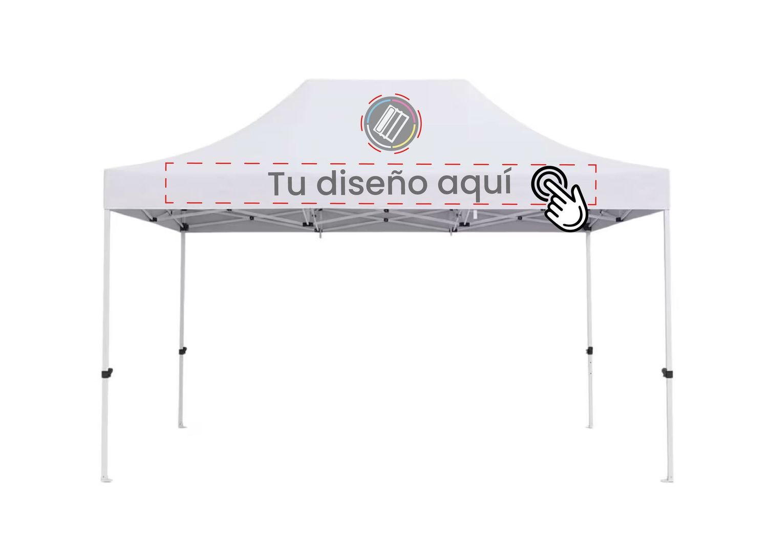 Carpa Publicitaria Económica 3x4,5m