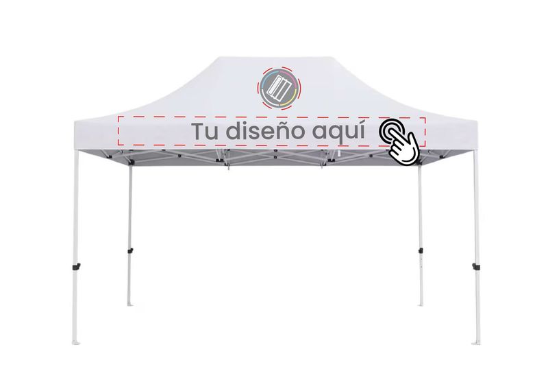 Carpa Publicitaria Económica 3x4,5m Carpa Publicitaria Económica 3x4,5m