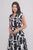 Chic Dress Printed B &amp; W