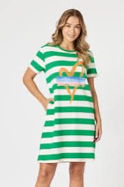 Heart Stripe Dress