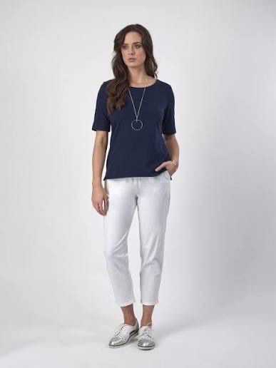Boat Neck Navy