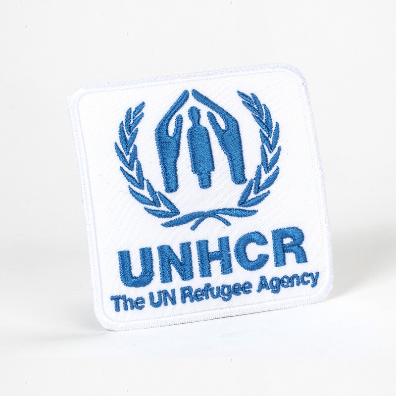Embroidered textile visibility patch