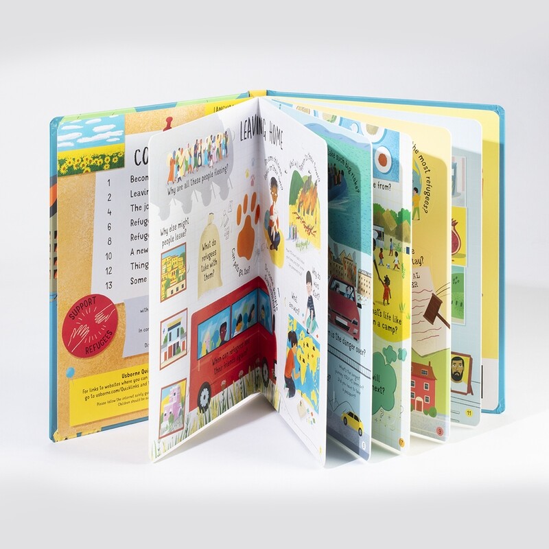 Lift-the-flap book: Questions and Answers about Refugees