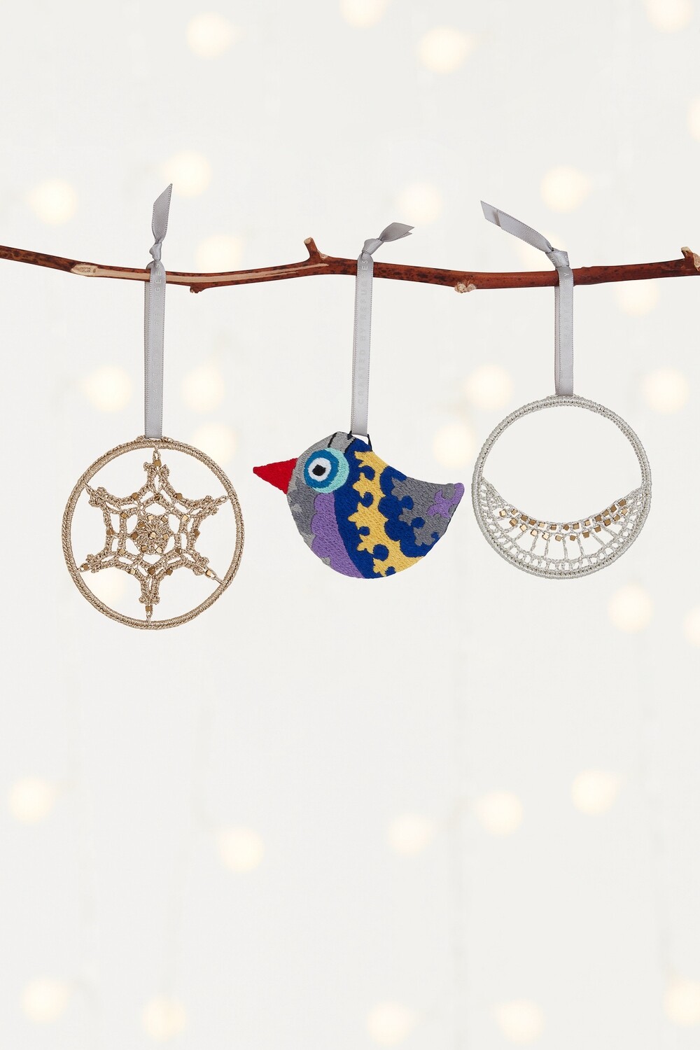 Made51 Ornament Shim. Afghan Trio