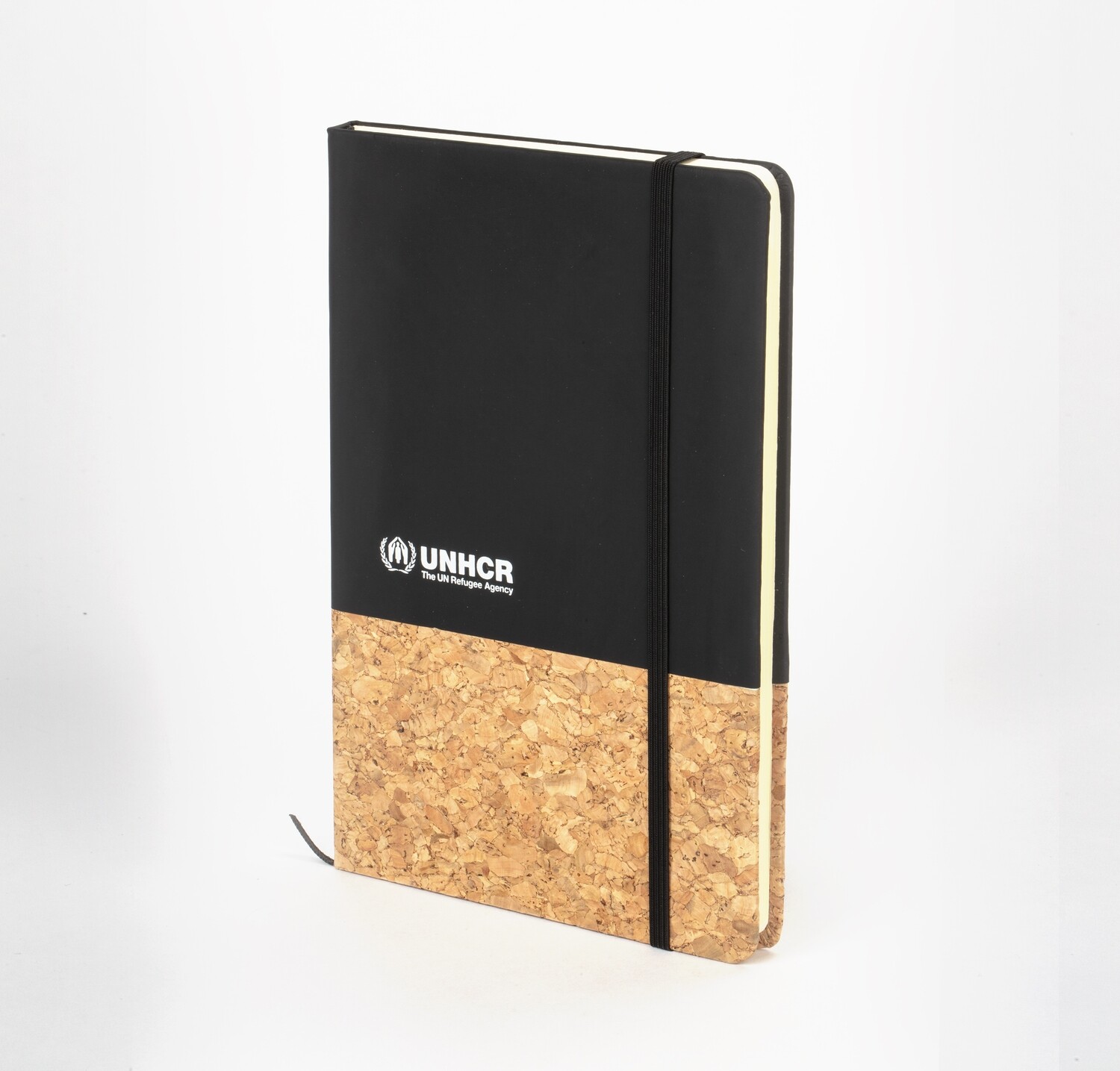 Notebook with cork detail
