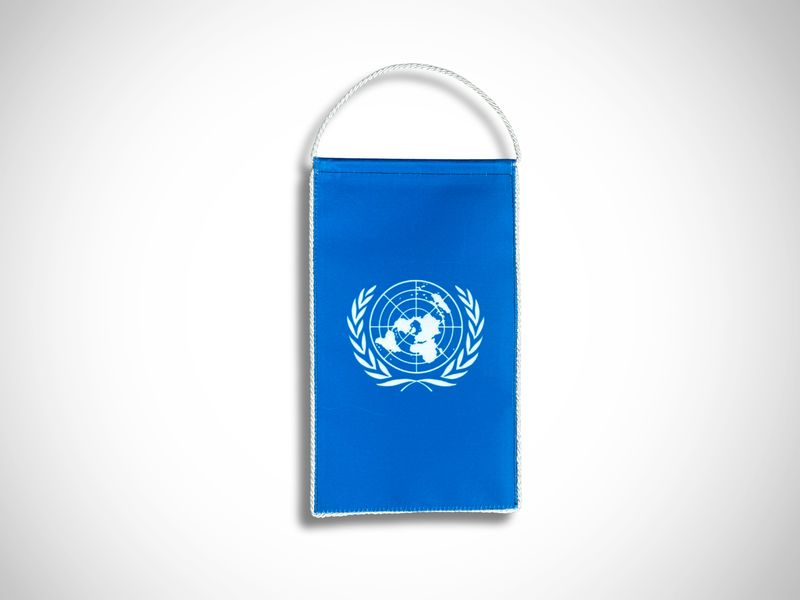 Desk flag - UN