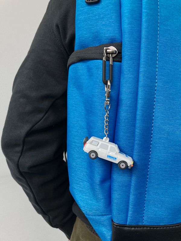 UNHCR car key chain