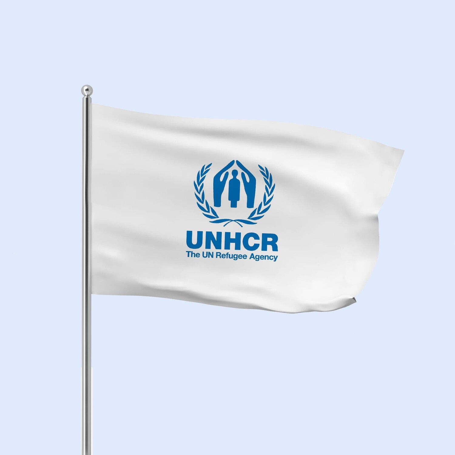 Flag - UNHCR 6'x9' (183x275 cm)