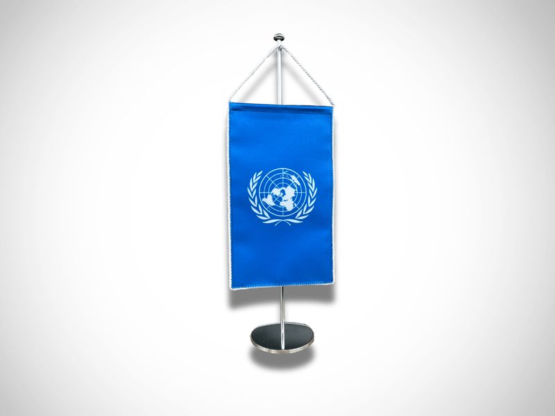 Desk flag - UN