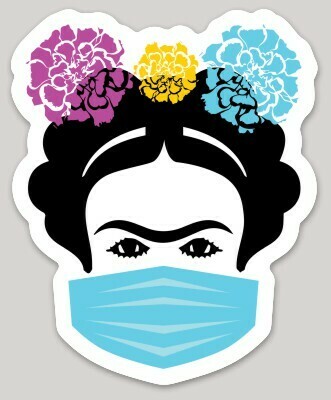 Frida, Chingona, Mexican nurse sticker
