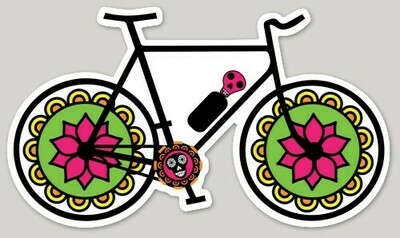 Day of the Dead, Mexican Bike sticker