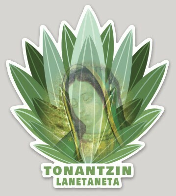Guadalupe, Tonantzin, Mexican sticker