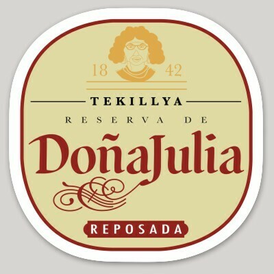 Funny tequila label Mexican sticker