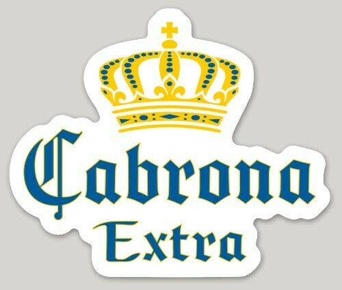 Cabrona Extra Magnet, Mexican Art Magnet, Fridge Magnet, Latina Artist Magnet, Chingona Design, Beer Label Magnet