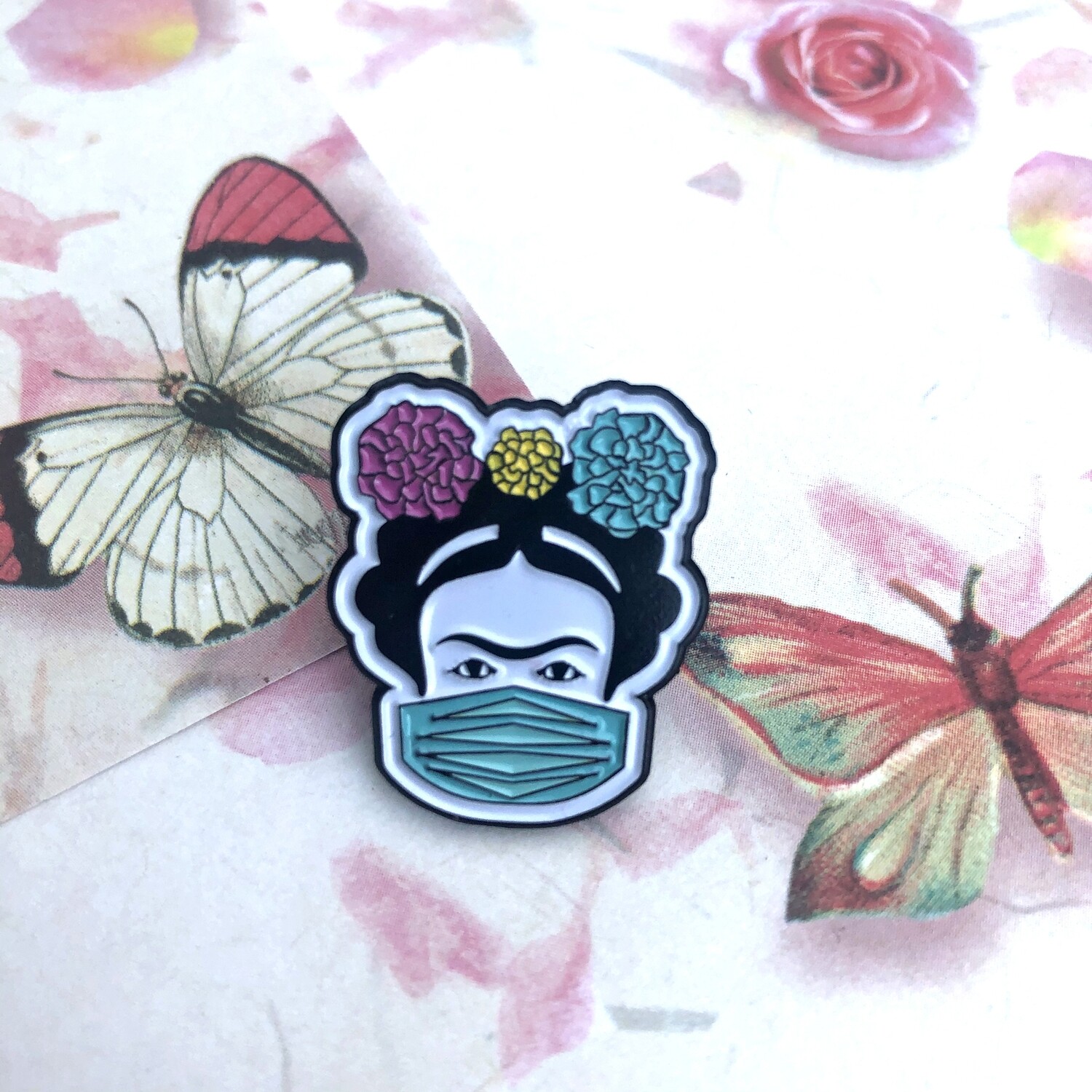 Frida, Cabrona, Chingona, Mexican lapel pin