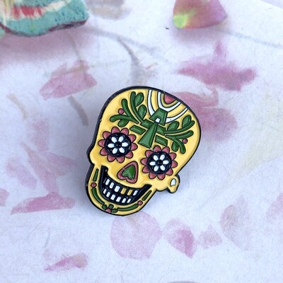 Calaca, Day of The Dead, Mexican lapel pin