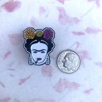 Frida, Cabrona, Chingona, Mexican lapel pin