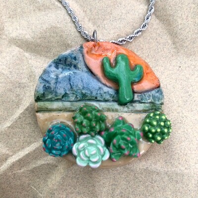 Clay South West Scape Necklace