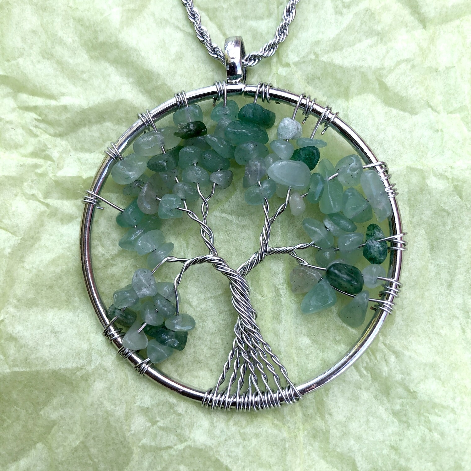 Tree of Life Wire Wrapped Handmade Necklace