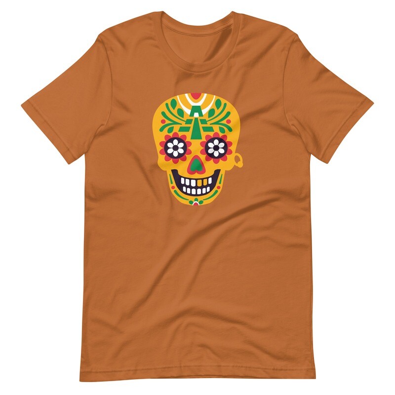 Day of The Dead Mexican skull t-shirt
