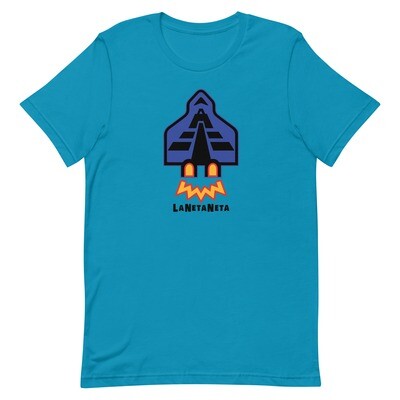 Space Shuttle, space traveling, Mayan Temple, LaNetaNeta, Men's t-shirt