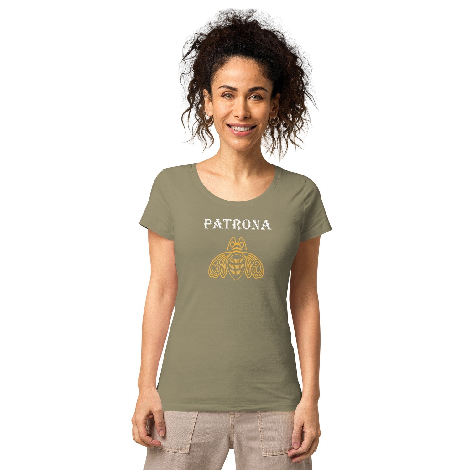 PATRONA, Female Boss, tequila label, Chingona women’s basic organic t-shirt