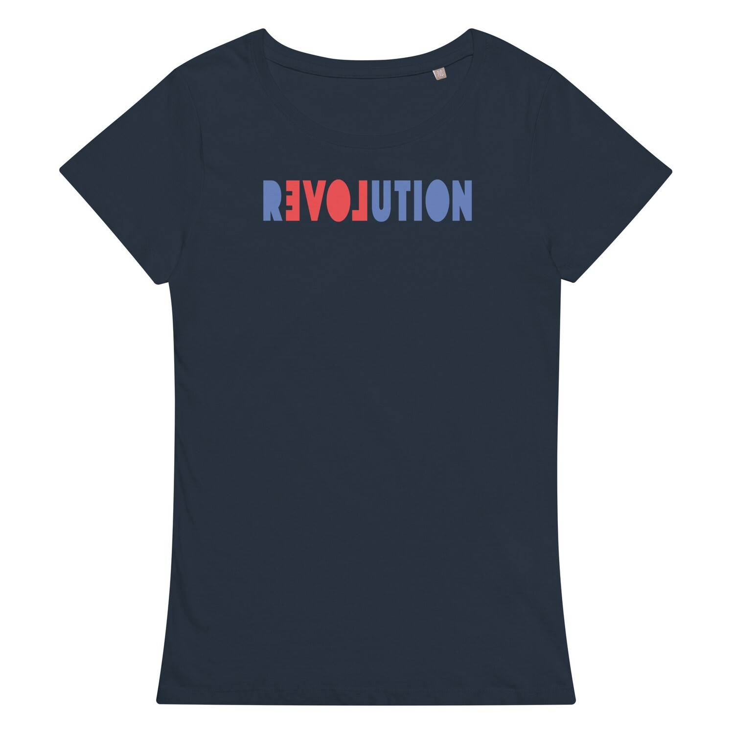 Revolution is LOVE, Women’s basic organic t-shirt