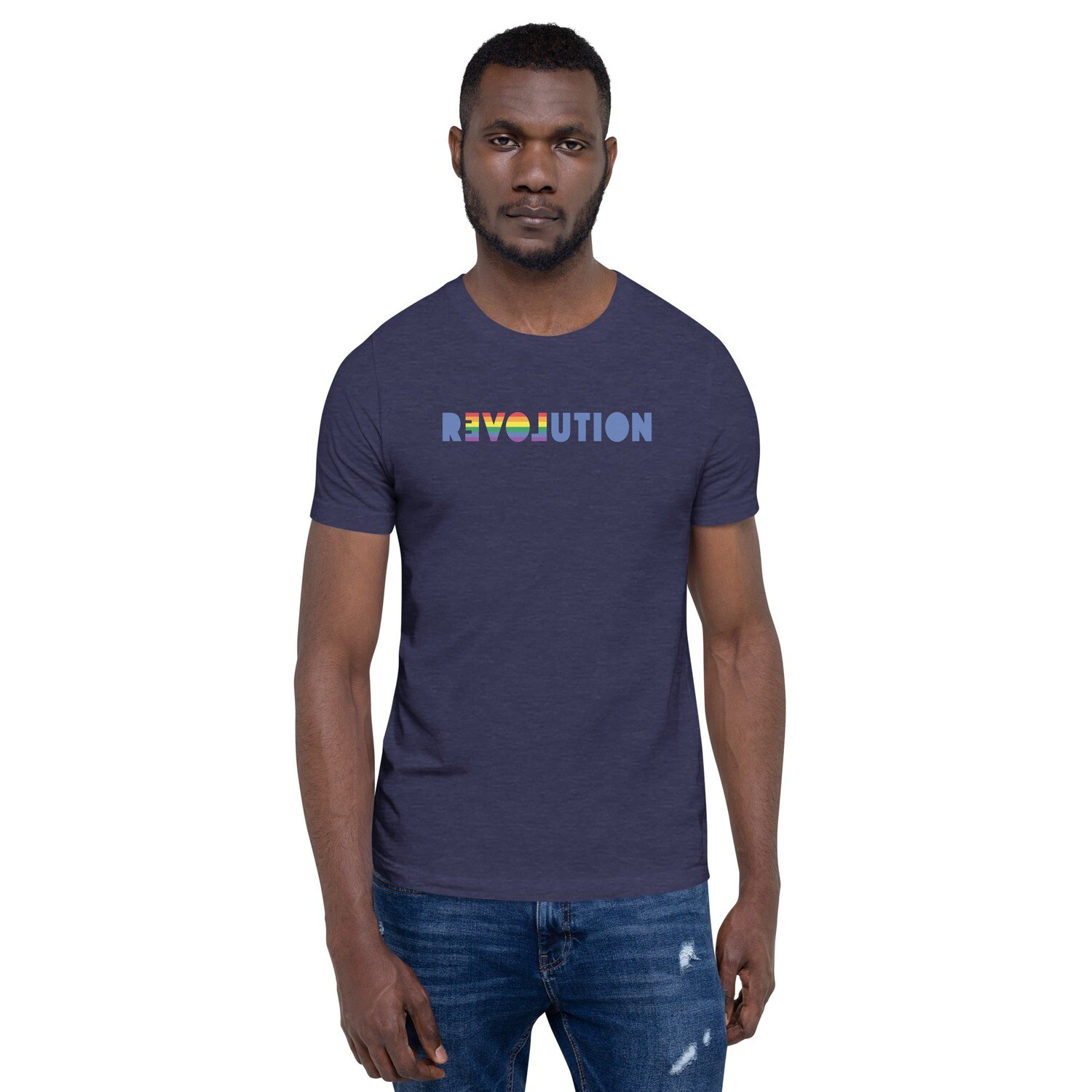 Revolution is LOVE, PRIDE, Staple T-Shirt | Bella + Canvas 3001 Unisex t-shirt