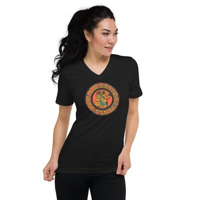 Mayan Calendar, V-Neck women's t-shirt