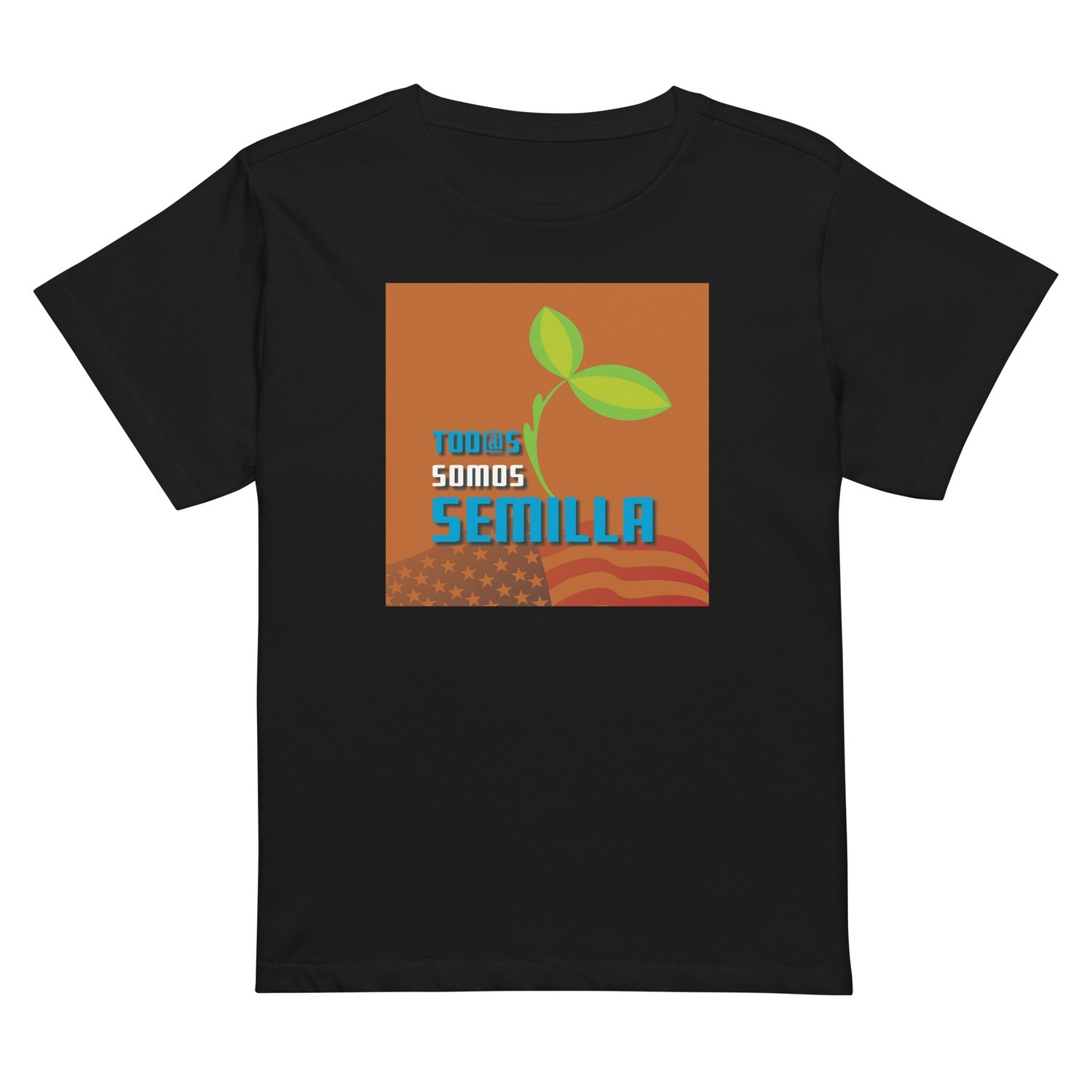 Semilla, women’s high-waisted t-shirt