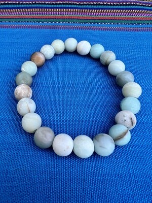 Amazonite natural stone handmade bracelet