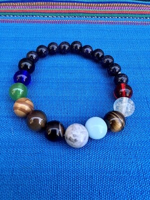 Planetary, Solar System and Moon bracelet