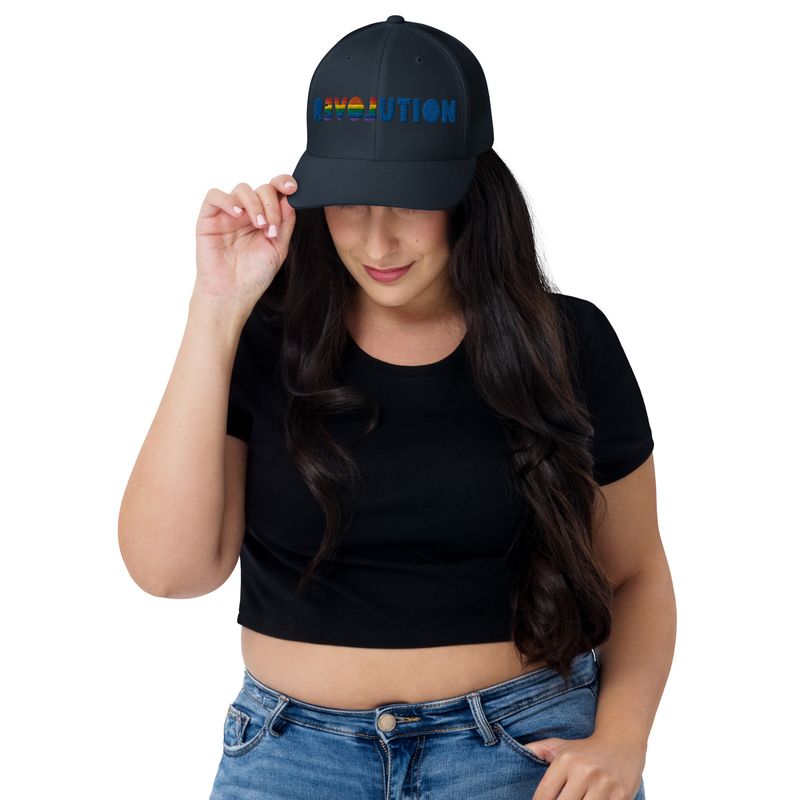 LOVE Pride Revolution retro snap back trucker hat