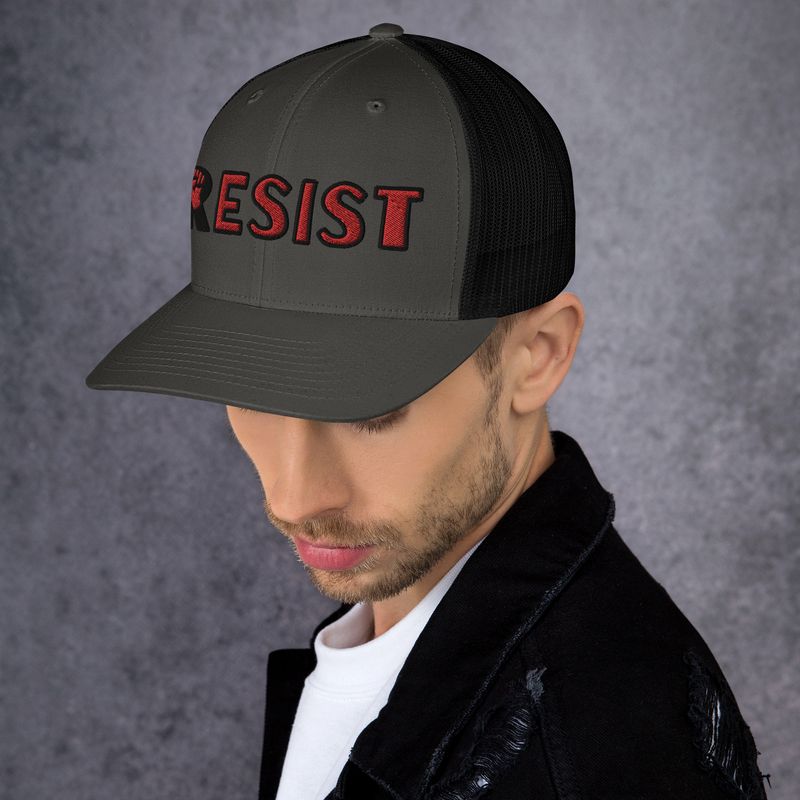 RESIST Retro Snap Back Trucker Hat