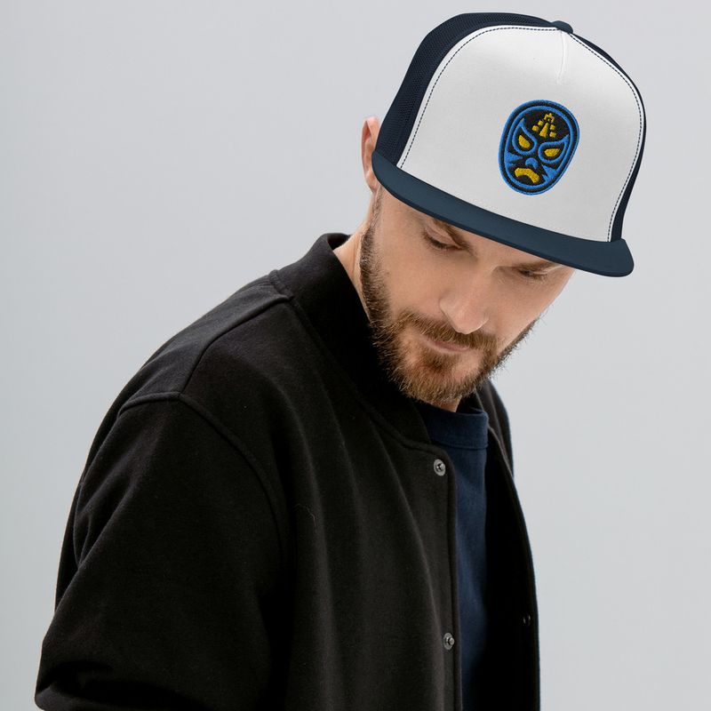 Trucker hats with flat brim