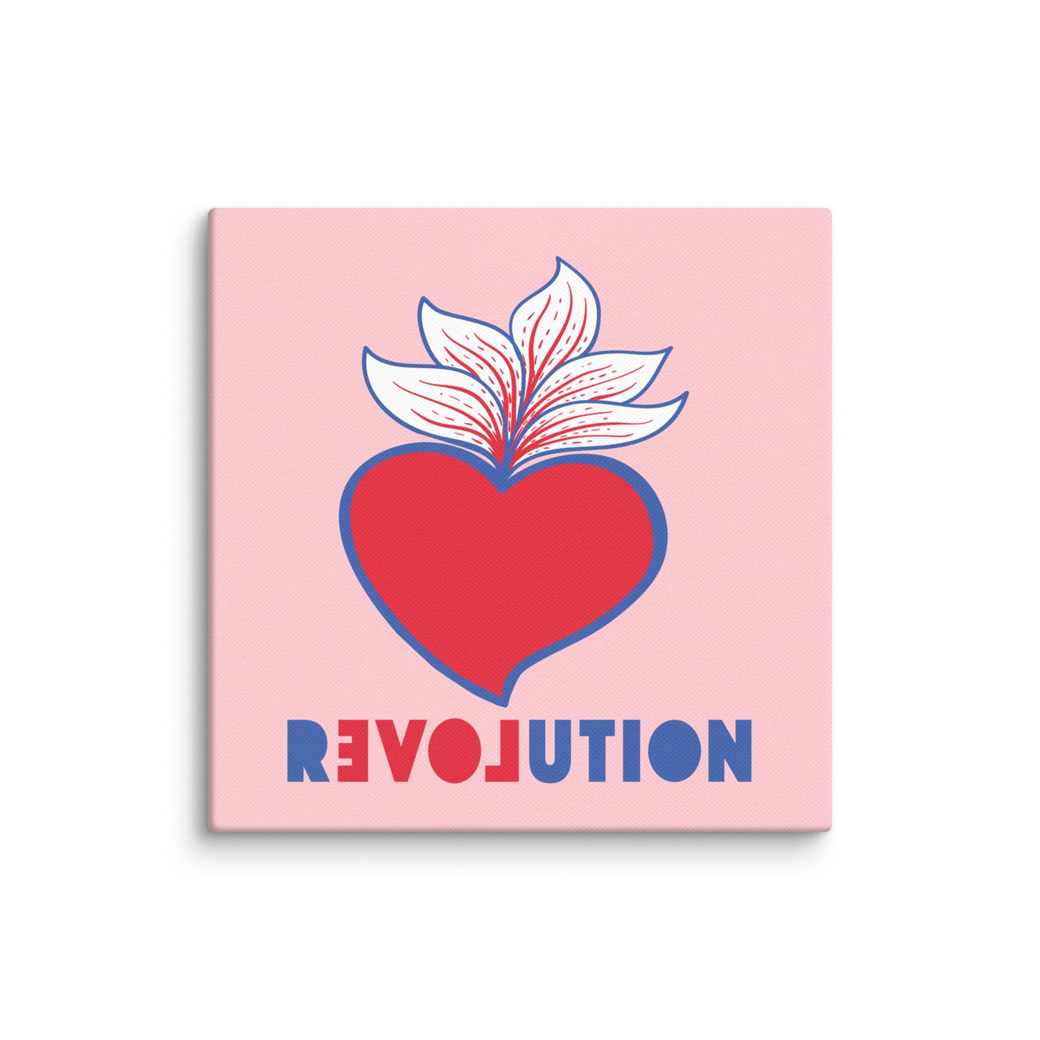 REVOLUTION LOVE canvas print