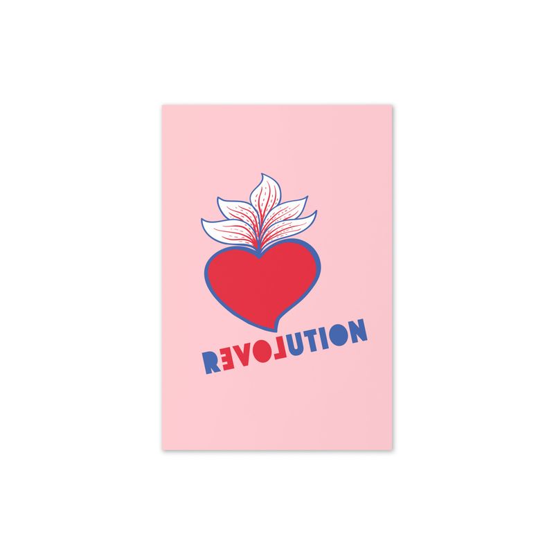 REVOLUTION LOVE greeting card
