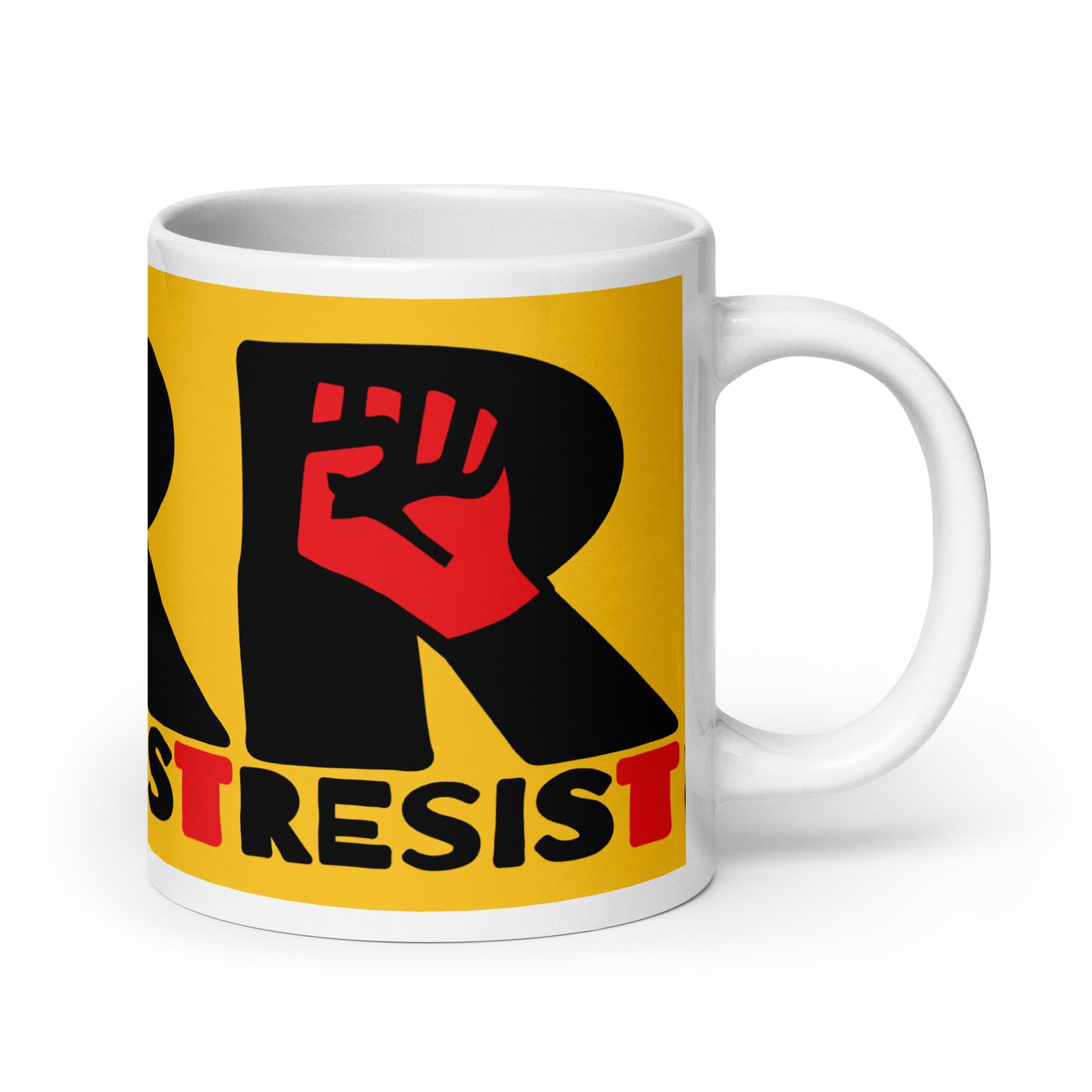 RESIST glossy mug by LaNetaNetaShop