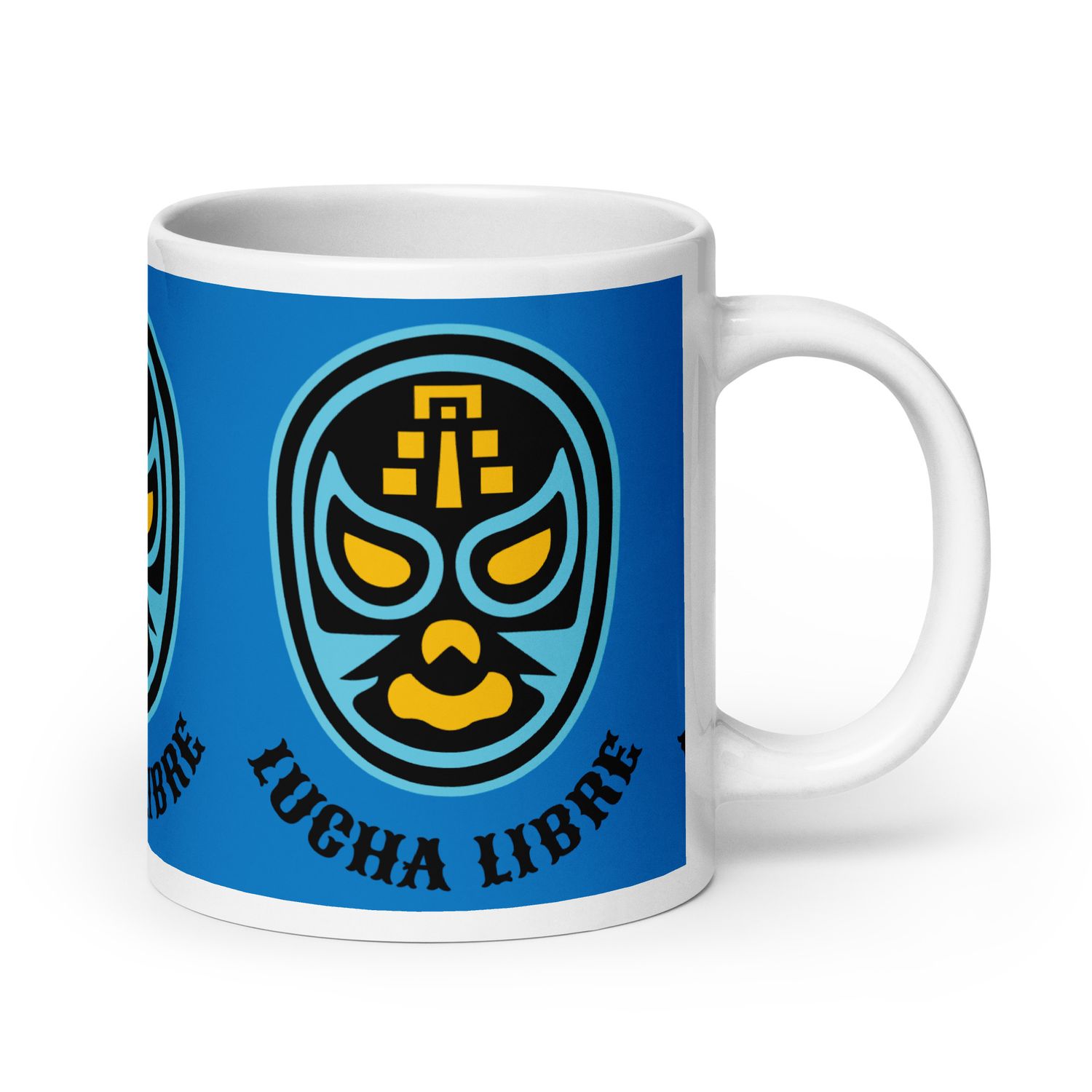 Lucha Libre glossy mug by LaNeetaNetaShop