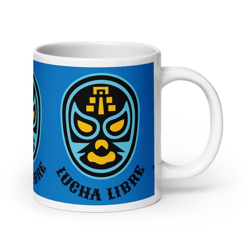 Lucha Libre glossy mug by LaNeetaNetaShop